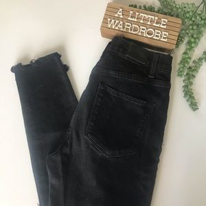 UO BDG High Rise Skinny Grazer Black Jeans